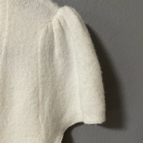 NWT Free People Intimately Keep Me Warm Crop Sweater in Ivory. Size Large - Picture 9 of 14